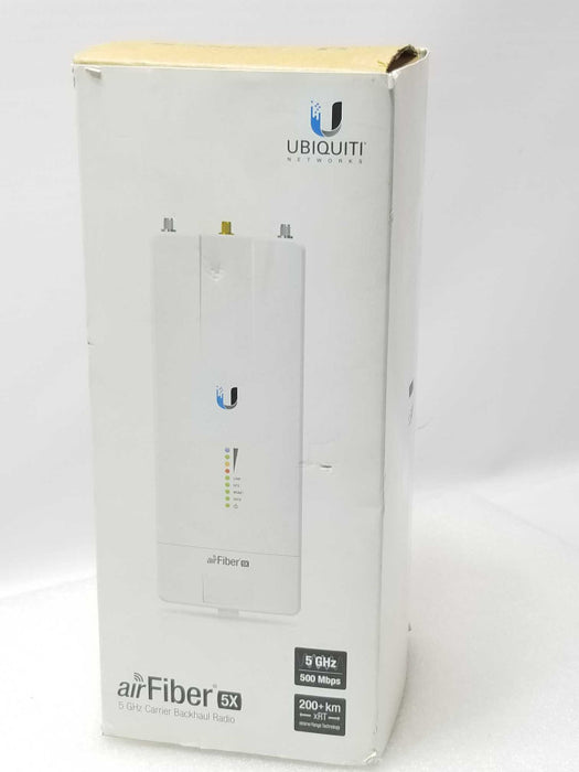 Ubiquiti airFiber AF-5X-US 5GHz Backhaul Radio Tested to power on AS-IS _