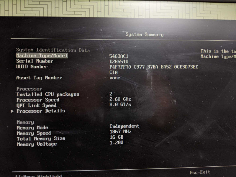 Lenovo X3550 M5 2x Xeon E5-2640 v3 2.5GHz 16GB ECC 2x PSU ServeRAID M5210