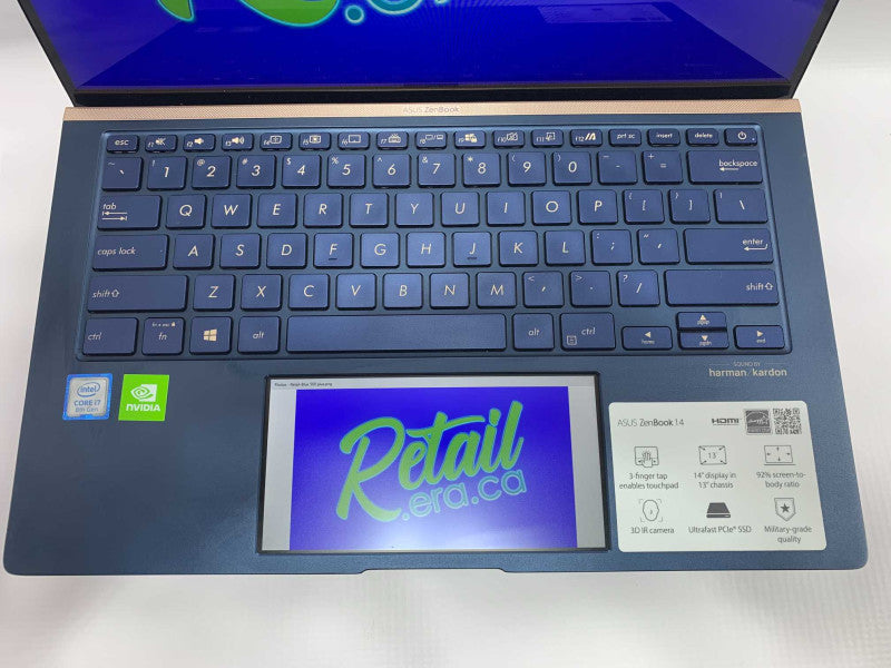 ASUS ZenBook 14\\" UX434F with i7-8565U CPU 16GB RAM & 512GB SSD -