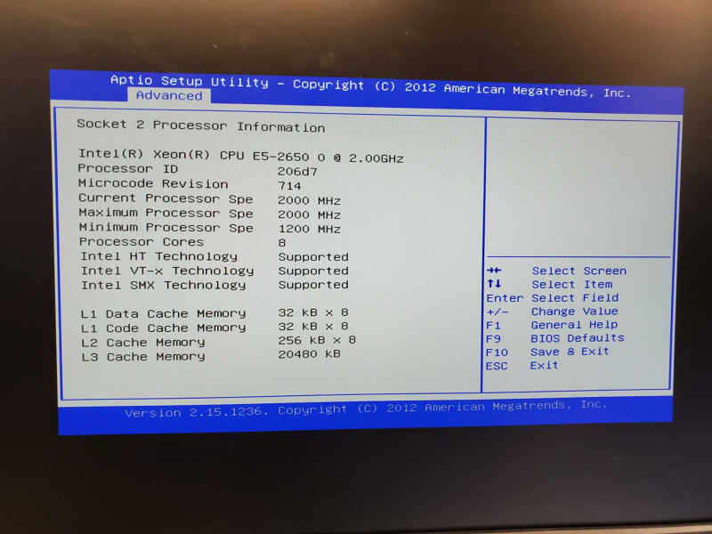 Cisco UCS C220 M3 2x Xeon E5-2650 @ 2.0 GHz 96GB Ram 8x 2.5\\" No HDD (