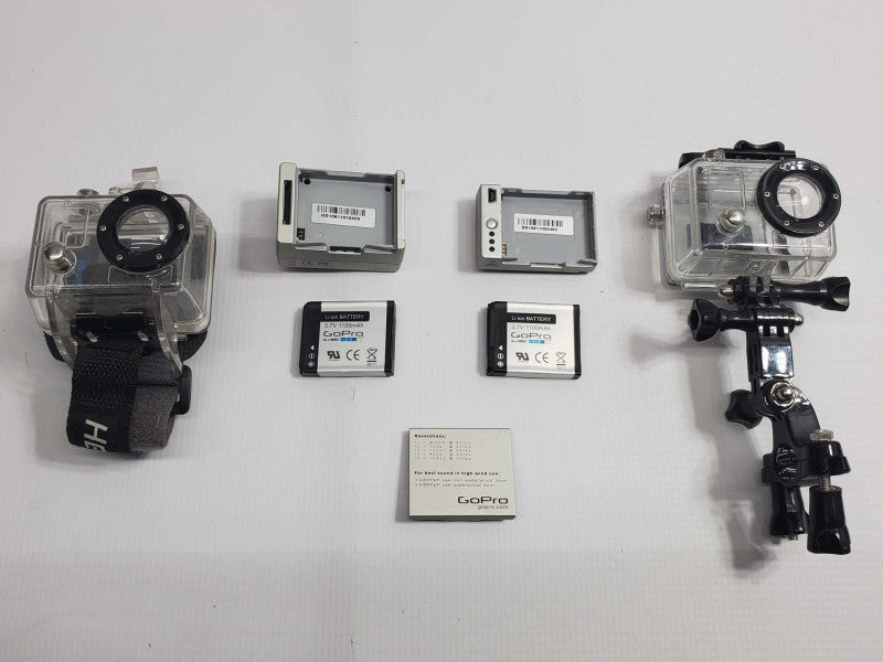 GoPro Hero YHDC5170 with Extra Battery Accessory YHD517B and Cases |