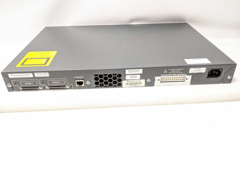 Cisco Catalyst WS-C3750V2-48PS-E 48-Port PoE Gigabit Switch