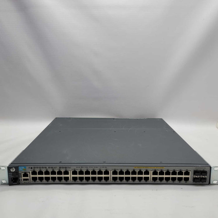 HP E3800-48G-PoE+-4SFP+ HP J9574A HP 48-Port Gigabit PoE Switch /w 2 PSUs =