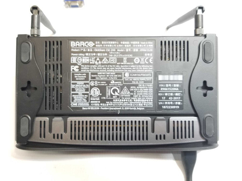 Barco ClickShare CSE-200 Wireless Presentation System R9861520NA W/ 1x Button _