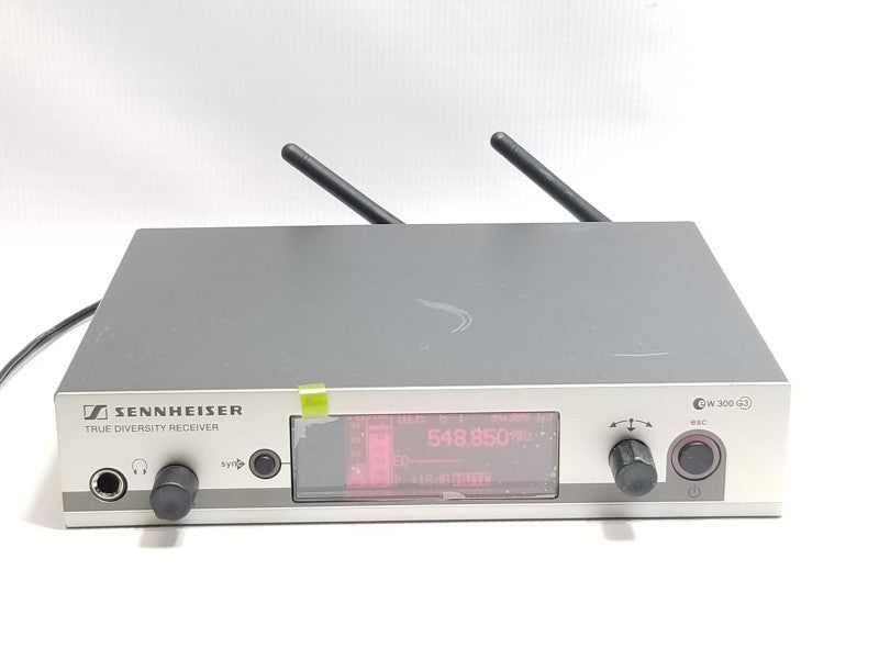 Sennheiser True Diversity Receiver EM300 G3 516-558 MHz w/ power Adapter _