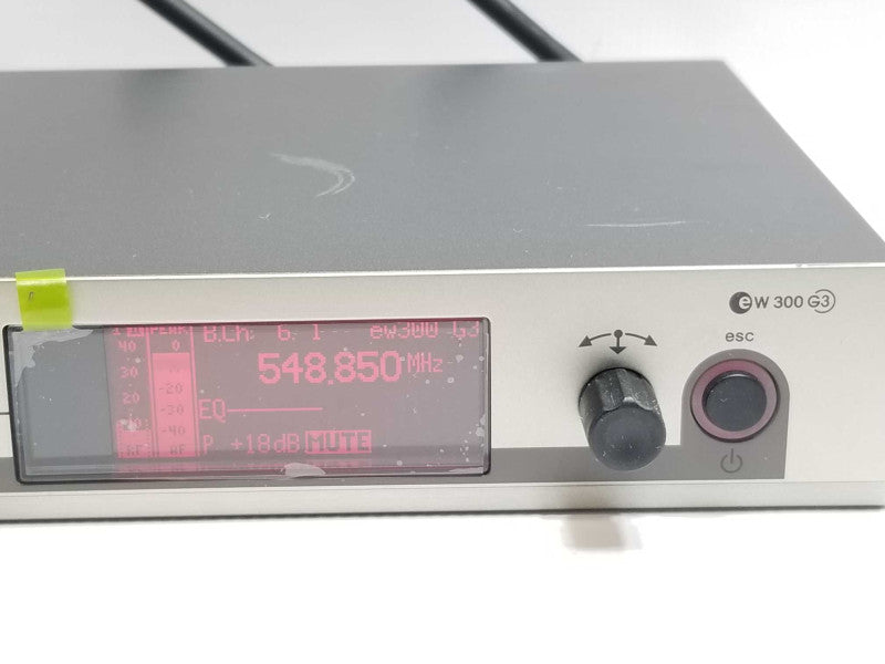 Sennheiser True Diversity Receiver EM300 G3 516-558 MHz w/ power Adapter _