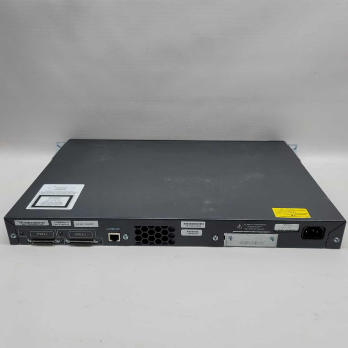 CISCO WS-C3750V2-24PS-S Catalyst 3750V2 24 10/100 PoE + 2SFP =