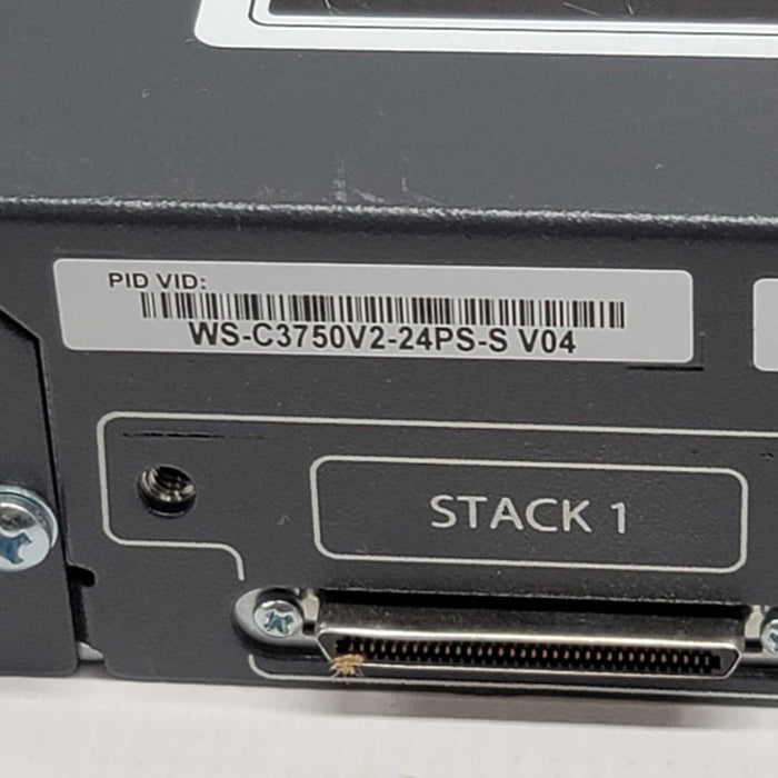 CISCO WS-C3750V2-24PS-S Catalyst 3750V2 24 10/100 PoE + 2SFP =