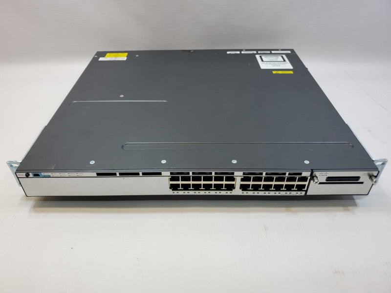 Cisco WS-C3750X-24P 24-Port PoE+ Gigabit Ethernet Switch (