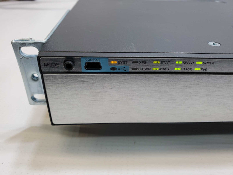 Cisco WS-C3750X-24P 24-Port PoE+ Gigabit Ethernet Switch (