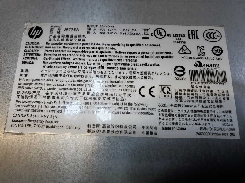 HP J9775A 2530-48G Gigabit Ethernet Switch 48-Port 4x SFP Managed (