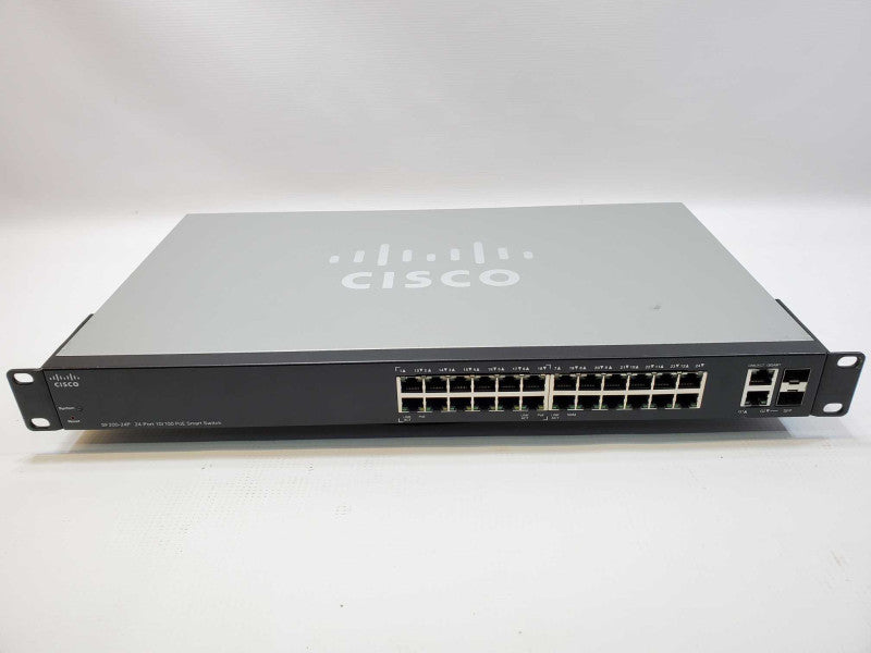 Cisco SF200-24P 24-Port 10/100 PoE Smart Switch (