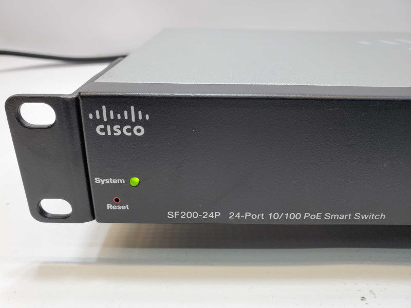 Cisco SF200-24P 24-Port 10/100 PoE Smart Switch (