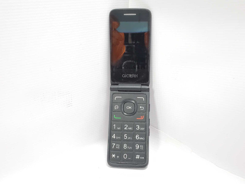 Alcatel Go Flip 4G VoLTE Black Cellular Flip Phone (GSM Unlocked) 4044V +