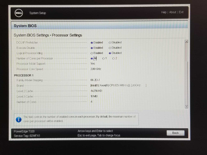 Dell PE T320, 1x Xeon E5-1410 2.8GHz, 8GB, H710, 2x PSU, 4x 2TB HDDs _