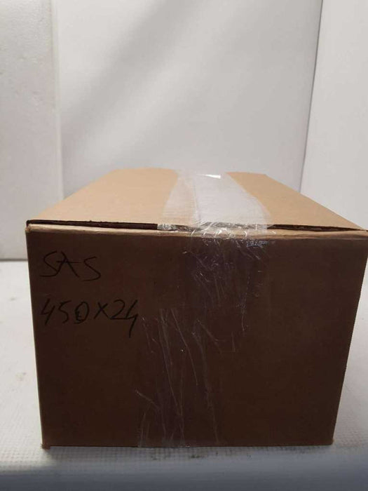 A box of  3.5\\'\\' SAS 450 GB  HDDs mixed brands - 24 PCS