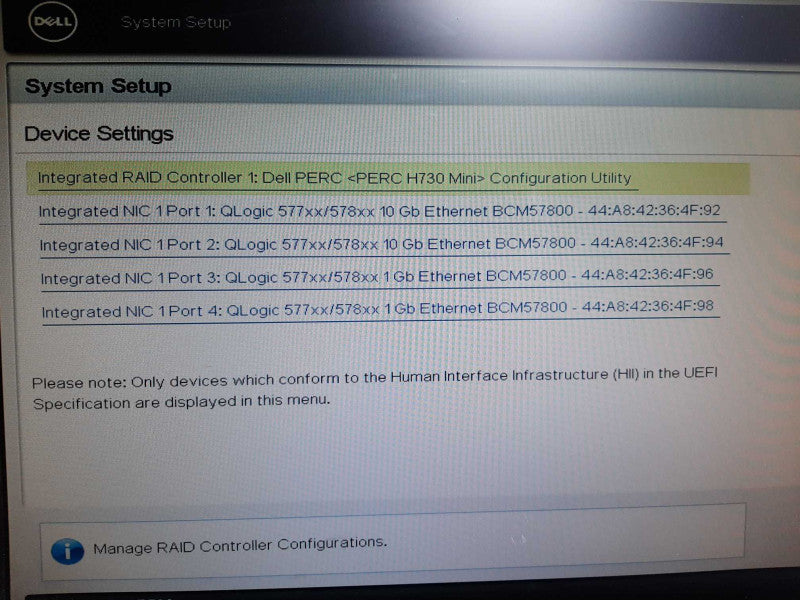 Dell PE R730 2x Xeon E5-2670 v3 2.3GHz 64GB DDR4 H730 Mini 2x PSU 2.5\\"