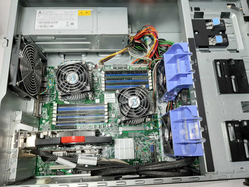 Lenovo TD340 2x Xeon E5-2440 v2 @ 1.9ghz 48gb ram LSI 9270CV-8i RAID Controller