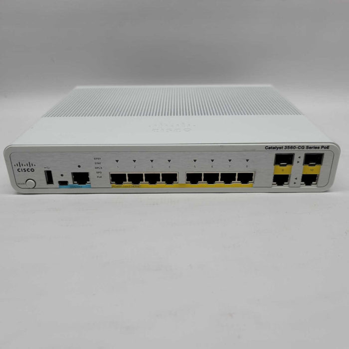 Cisco Catalyst WS-C3560CG-8PC-S 8-Port Gigabit Ethernet PoE+ Compact Switch =