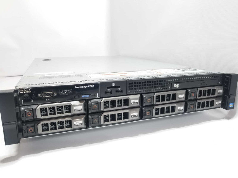 Dell PowerEdge R720 2x Xeon E5-2620 2.0Ghz 6C/64GB ECC, Perc H310 Mini, No HDD ~