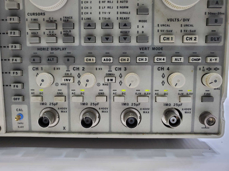 IWATSU SS-7611 OCILLOSCOPE 10Hz-100MHz, 4 CHANNEL, 90-250VAC, AS IS, FOR PARTS (