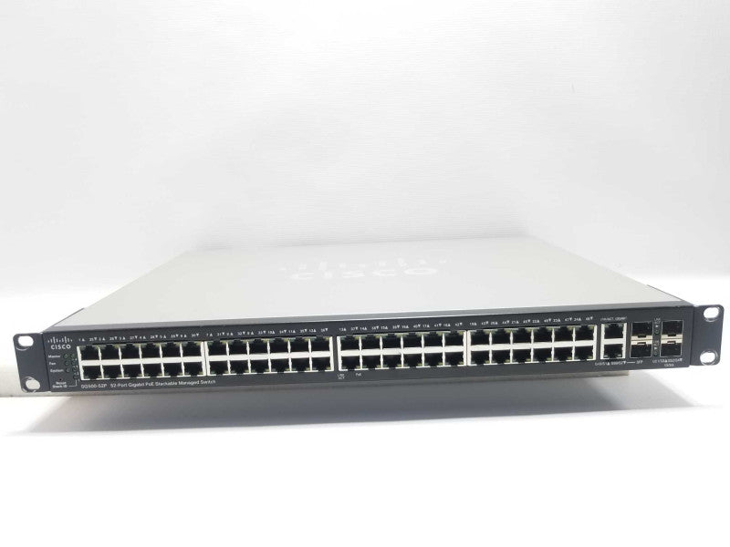 Cisco SG500-52P-K9 48 Port Gigabit Ethernet PoE+ 2xGE/2x5GE SFP SG500 52P, QTY ~