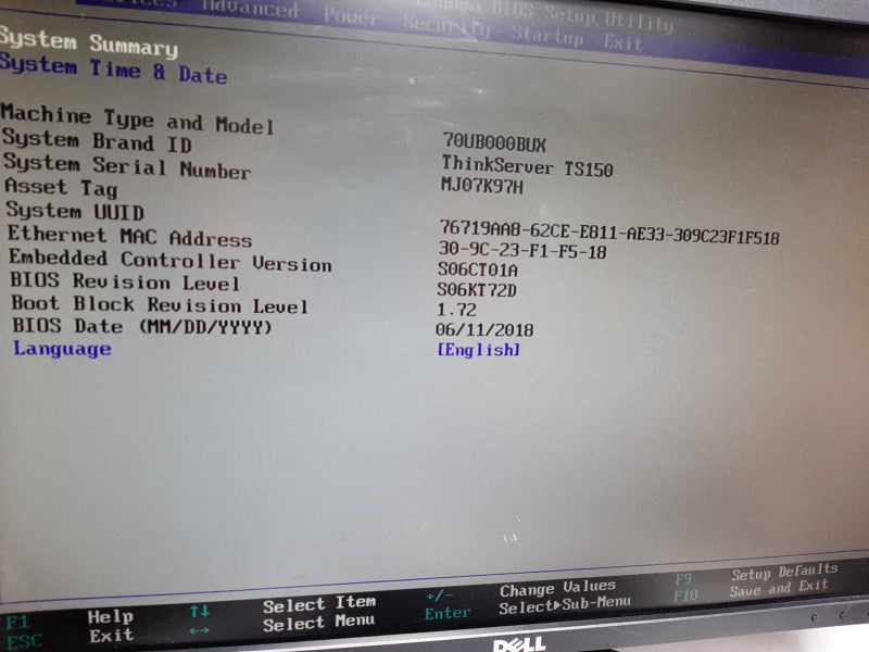 Lenovo ThinkServer TS150 Xeon E3-1245 v6 @ 3.7GHz 32GB DDR4 RAM No HDDs