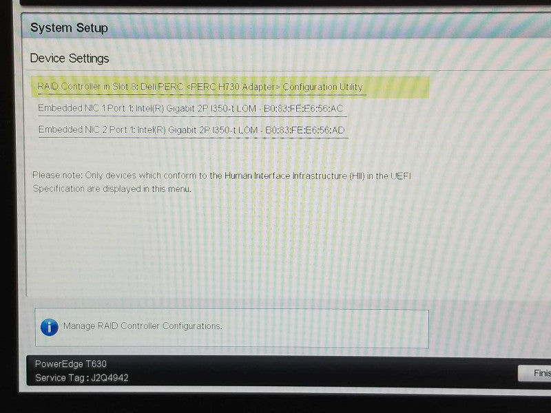 Dell PE T630, 1x Xeon E5-2603v3 1.6GHz, 16GB ECC DDR4, H730, 1x PSU, 3.5\\" _
