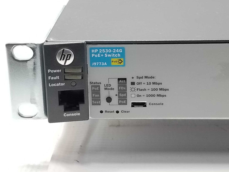 HP 2530-24G-PoE+ 24 Port 1G Gigabit PoE+ Ethernet Switch J9773A _
