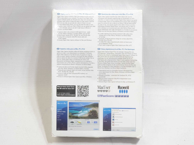Elgato Video Capture - Digitize analog Video for Mac, PC or iPad NEW IN BOX +