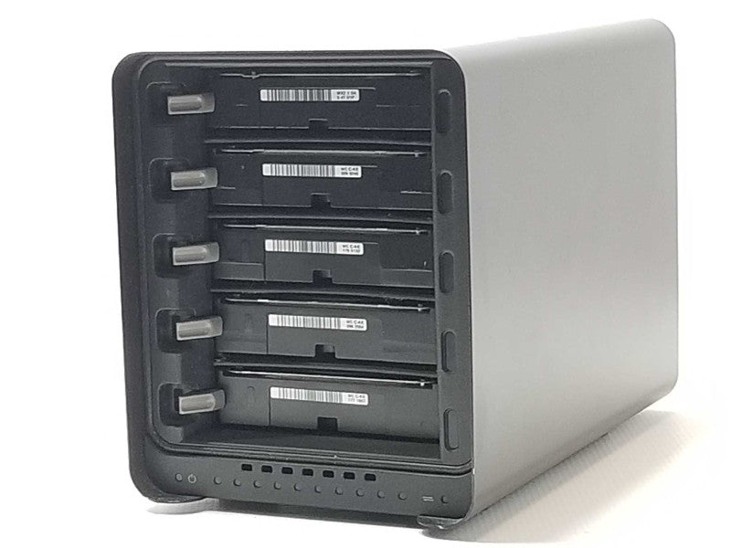 Drobo 5D 5 Bay NAS / DAS Storage DRDR5-A, 4x $TB and 1x 6TB HDDs _