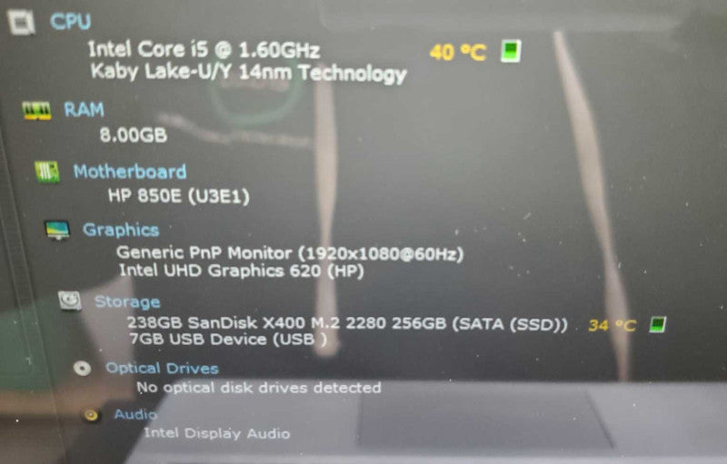HP Pavilion x360 Convertible 14\\" Core i5-8265U @ 1.6GHz 8GB Ram 250GB SSD [Touchscreen] (