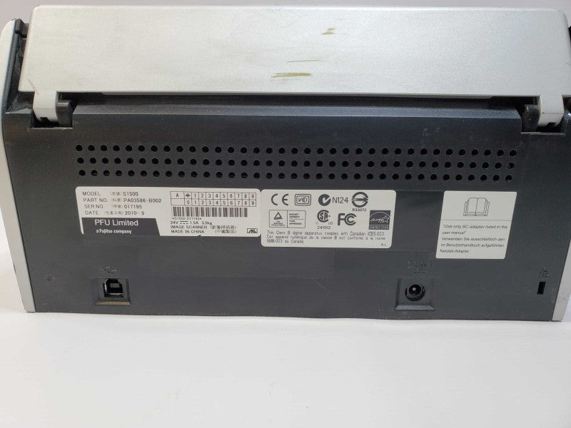 Fujitsu Scansnap S1500 Desktop Pass-Through Scanner (