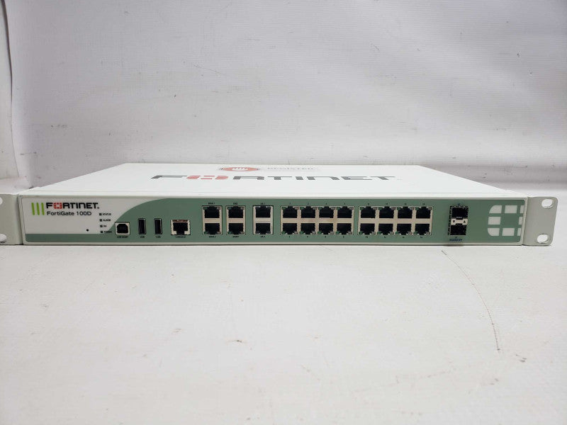 Fortinet FortiGate 100D Network Firewall P11510-05-01 [