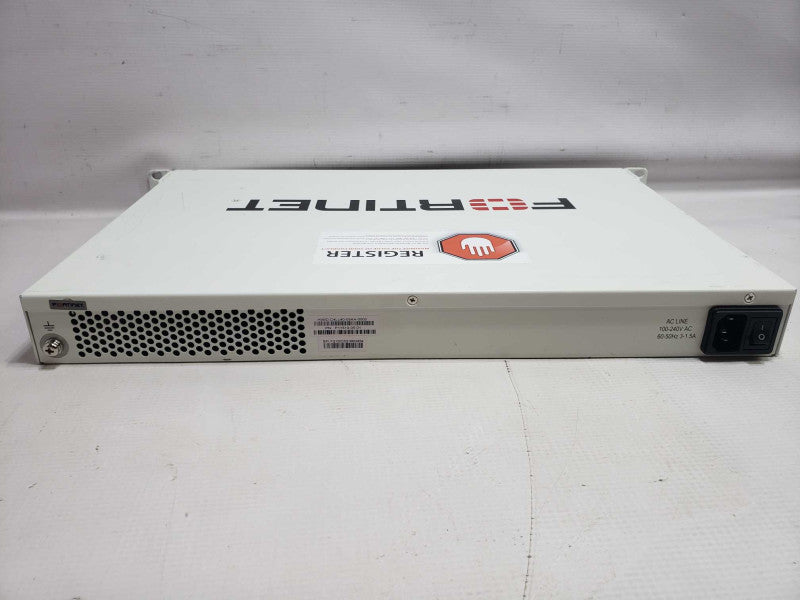 Fortinet FortiGate 100D Network Firewall P11510-05-01 [