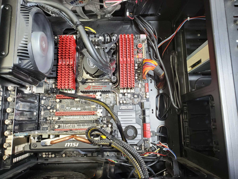 Custom Gaming PC i7-3820, ACUS RAMPAGE IV EXTREME, 32gb DDR3 +