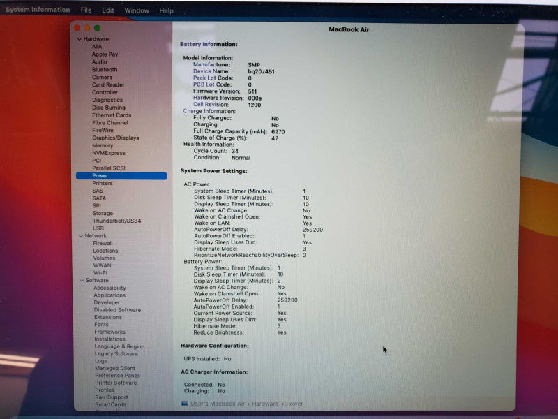 MacBook Air 2013 13\\" Core i5-4250U @ 1.30GHz 4GB Ram 120GB SSD (