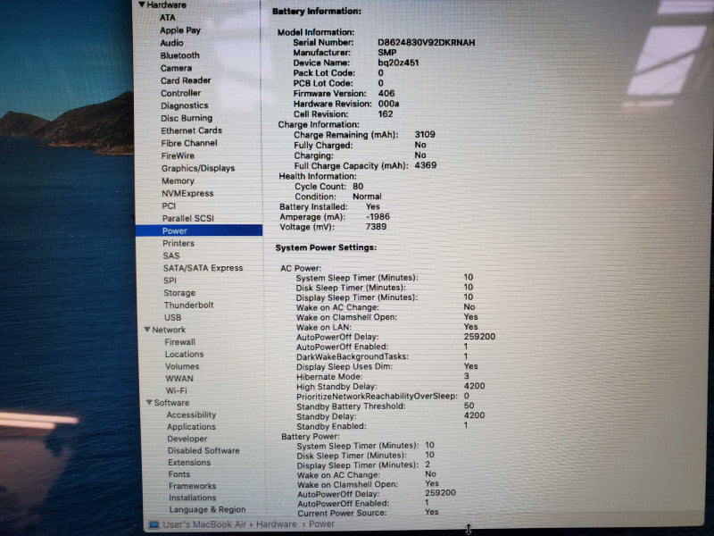 MacBook Air 2012 13\\" Core i5-3427U @ 1.8GHz 4GB RAM 250GB SSD (