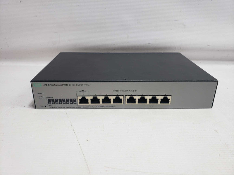 HPE  OfficeConnect 1820 PoE 8x1000 Base T  Ports [