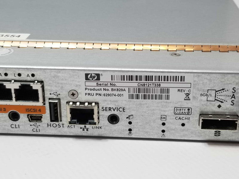 HP BK829A 629074-001 4-Port iSCSI Controller Module  _