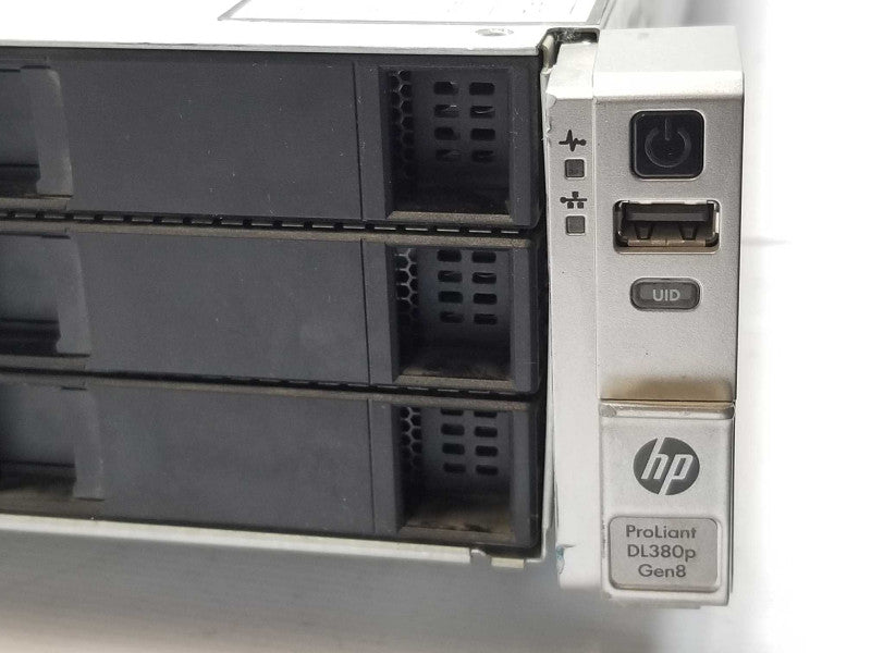HP Proliant DL380p G8, Xeon E5-2620v2 2.1GHz, 32GB RAM, 2x PSU, AS-IS _