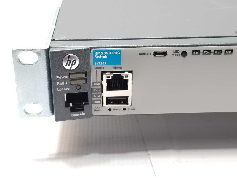 HP J9726A Networking 24 Port Switch 2920-24G 24x port Gig, 4x 1GB SFP _