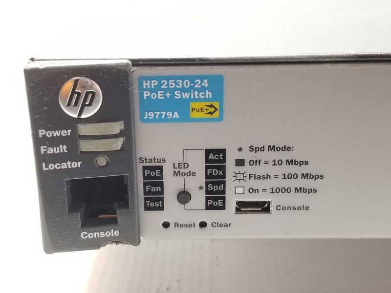 HP 2530-24 PoE+ Ethernet Switch J9779A _