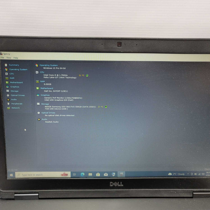 Dell Latitude 5590 i5-8250U 8GB RAM 500GB SSD Win 10  =