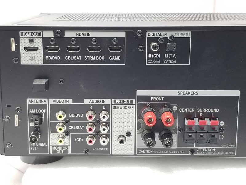 Pioneer VSX-531 5.1 AV Receiver 4K USB 4x HDMI Bluetooth Amplifier _