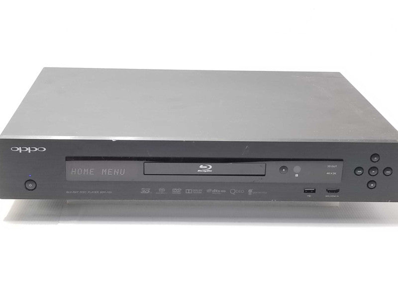 Oppo BDP-103 3D Blu-ray Player No Remote, Tested to power on, AS-IS _