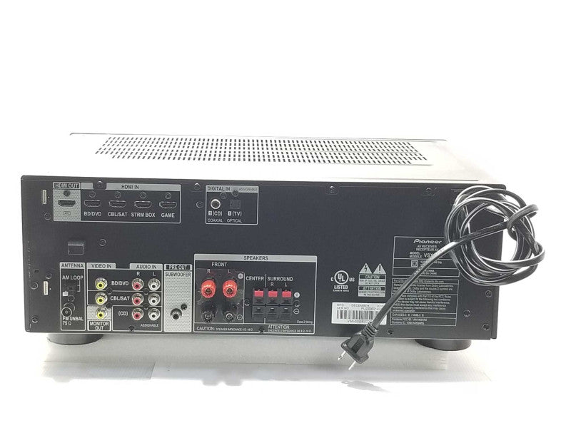 Pioneer VSX-532 5.1 AV Receiver 4K USB 4x HDMI Bluetooth, Powers on, AS-IS _