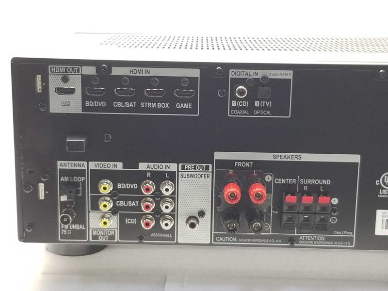 Pioneer VSX-532 5.1 AV Receiver 4K USB 4x HDMI Bluetooth, Powers on, AS-IS _