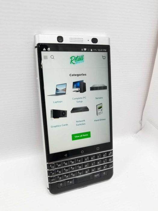 Blackberry Keyone 32Gb, Single SIM - Silver LTE Qwerty BBB100-1, READ* ~