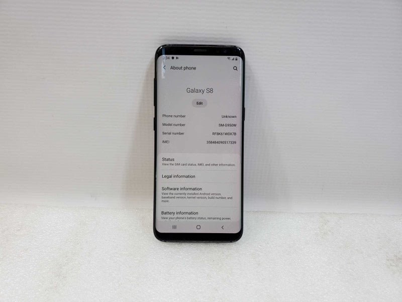 Samsung Galaxy S8 - 64GB - Black [Unlocked] (